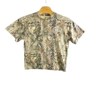 Last Call Company Camo 100% Cotton T-Shirt Mens XL  Outdoors Hunting Gorpcore
